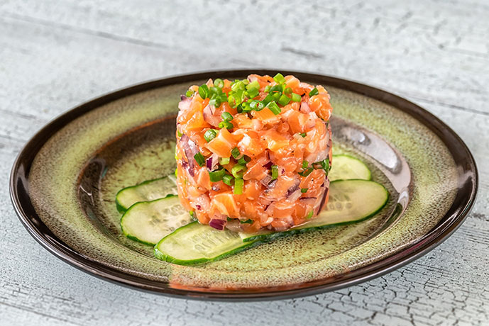 Tartare di salmone - Prof. Nicola Sorrentino