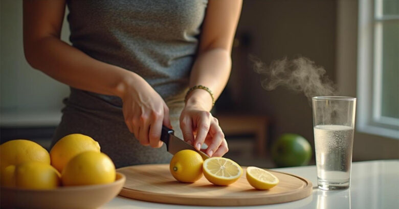 Ragazza taglia limone con acqua calda - Prof. Nicola Sorrentino